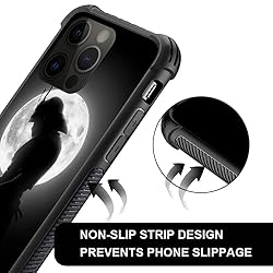 TnXee Compatible with iPhone 14 Case,Moon Samurai