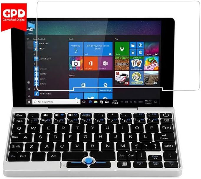 Zshion GPD Pocket 7 Inch Screen Protector,9H Hardness Tempered Glass Screen Protector for LANRUO GPD Pocket 7 Inch with Anti-Fingerprint Bubble-Free Crystal Clear