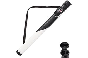 GSE Games & Sports Expert Billiard Cue Cases, 1x1 Deluxe Hard Billiard Pool Cue Stick Carrying Case, Pool Billiards Accessories (Several Colors Available)