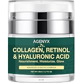 Face Moisturizer Retinol Cream for Face Anti Aging, Face Cream with Retinol, Collagen &amp; Hyaluronic Acid, Wrinkle Repair, Firming Neck Cream, Hydrating Anti Wrinkle Skin Care for Women &amp; Men Day Night