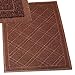 SlipToGrip Universal Door Mat – Plaid Design Size 35” x 23” – Anti Slip, Durable & Washable – Duraloop Mesh Entrance Outdoor & Indoor Welcome Mat – Dirt and Dust Absorber