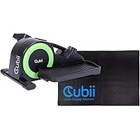Cubii JR2, Under Desk Elliptical, Under Desk Bike Pedal Exerciser, Seated Elliptical, Work from Home Fitness, Mini Elliptical