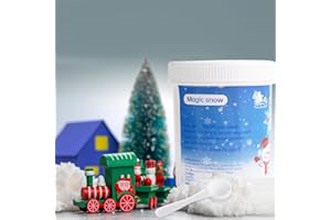 DOIAZ Instant Snow for Slime Makes 12 GALLONS of Fake Artificial Snow Powder for Cloud Slime Great for Christmas Snow Decoration DIY Art & Craft, Holiday Xmas Gift