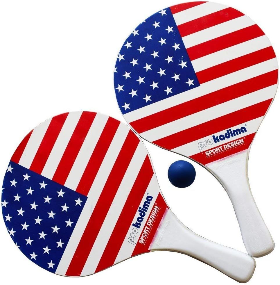 beach paddles and ball