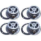 Torque 4 PCS 3434370 Aluminum Oil Trailer Hub Cap Replaces Stemco 343-4370 | Aluminum oil hub cap designed for trailer axle wheel end applications