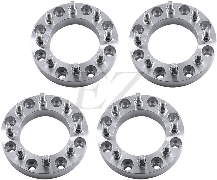 4 Wheel Adapters Spacers 8x6.5 to 8x6.5 Thickness 2 Inch 1/