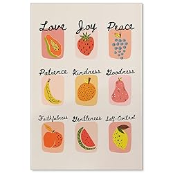 jkahh Trendy Fruit of The Spirit Wall Art Christian