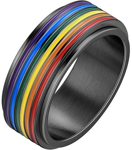 Strongest Link Bisexual BI Pride Flag Stainless Steel Comfort Fit