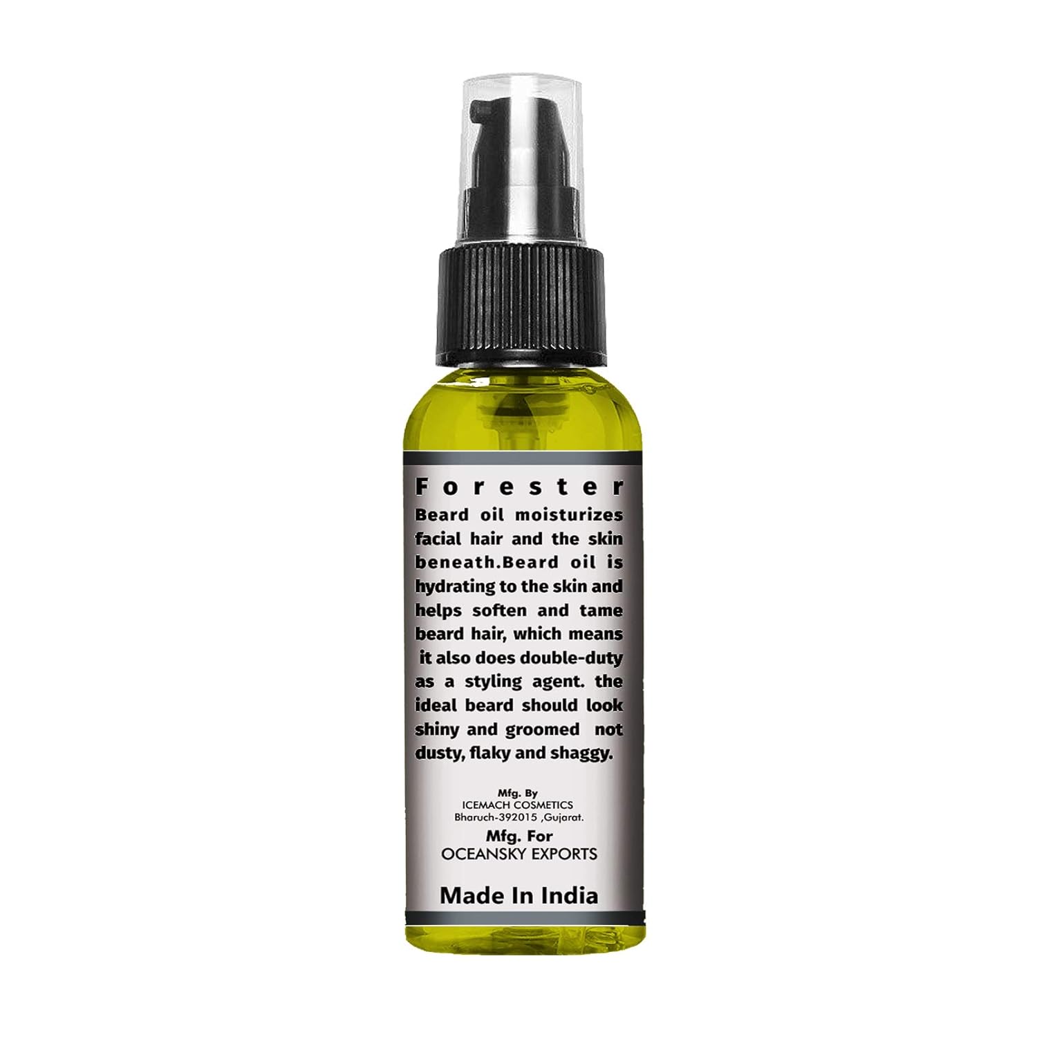 Forester Beard Oil For Moustache And Beard Hair Growth For Men