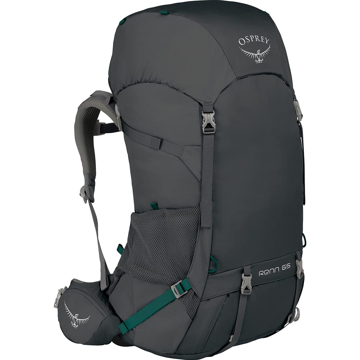 Osprey Renn 65 Women's Ventilated Backpacking Pack - Cinder Grey (O/S)