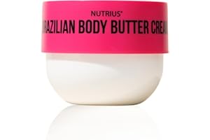 Nutrius Berry Bliss Body Butter – Hydrating Vegan Cream with Acai & Vitamin C, 6oz