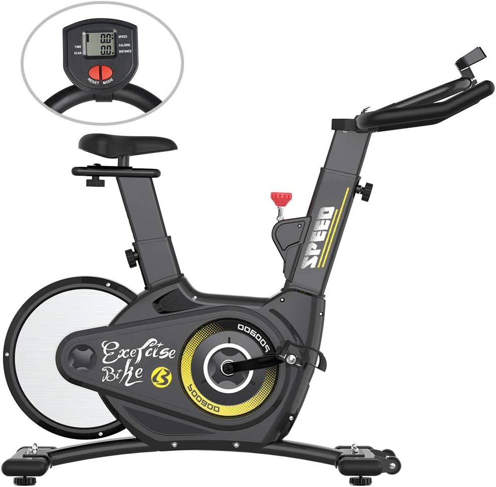 pooboo Indoor Cycling Bike Exercise Bike Stationary Bike Magnetic Resistance Belt Drive Bike