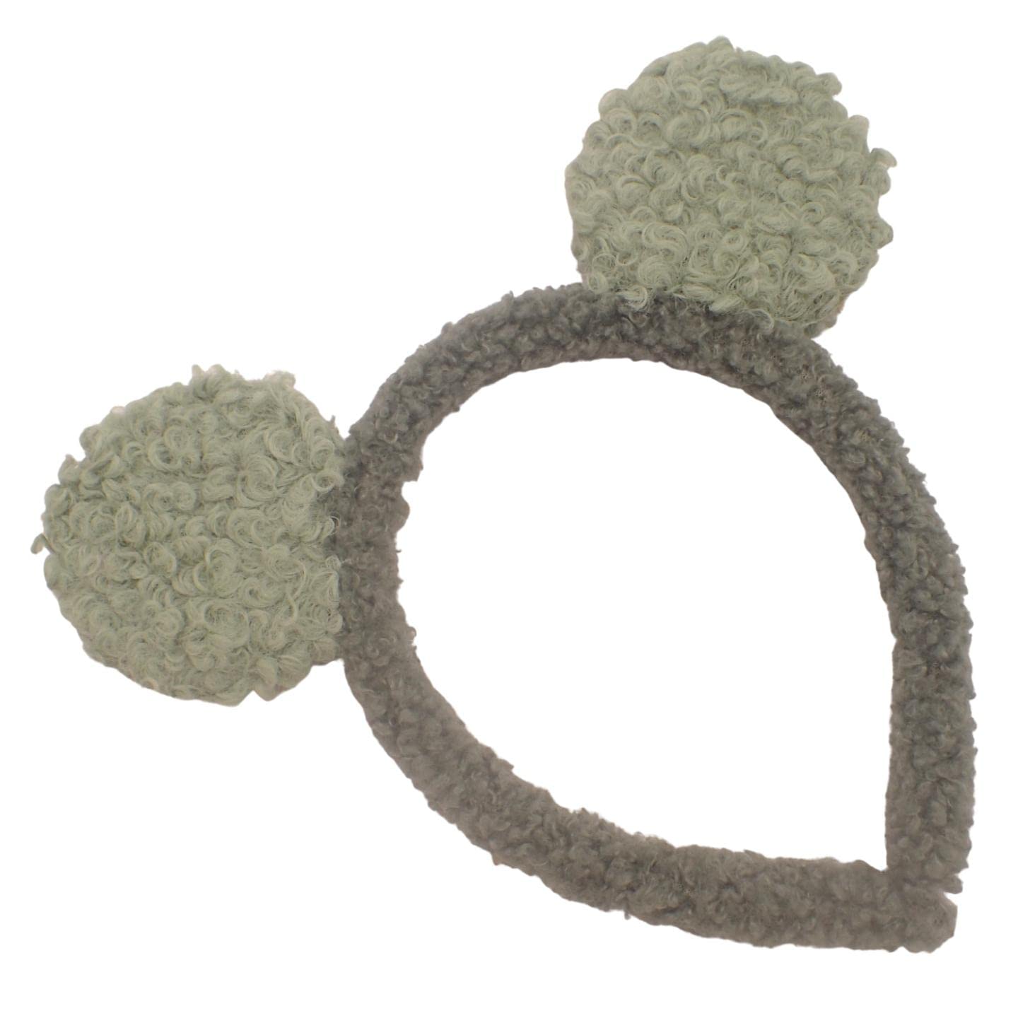 Topkids Accessories Teddy Bear Ears Teddy Bear Headband Brown Teddy Bear Ears Animal Headbands Panda Ears Easter Halloween Fancy Dress Outfit World Book Day For Adults, Children, Kids (Green) โ image 1