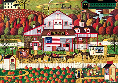 Buffalo Games Autumn Farms by Charles Wysocki Jigsaw Puzzle (500 Piece)