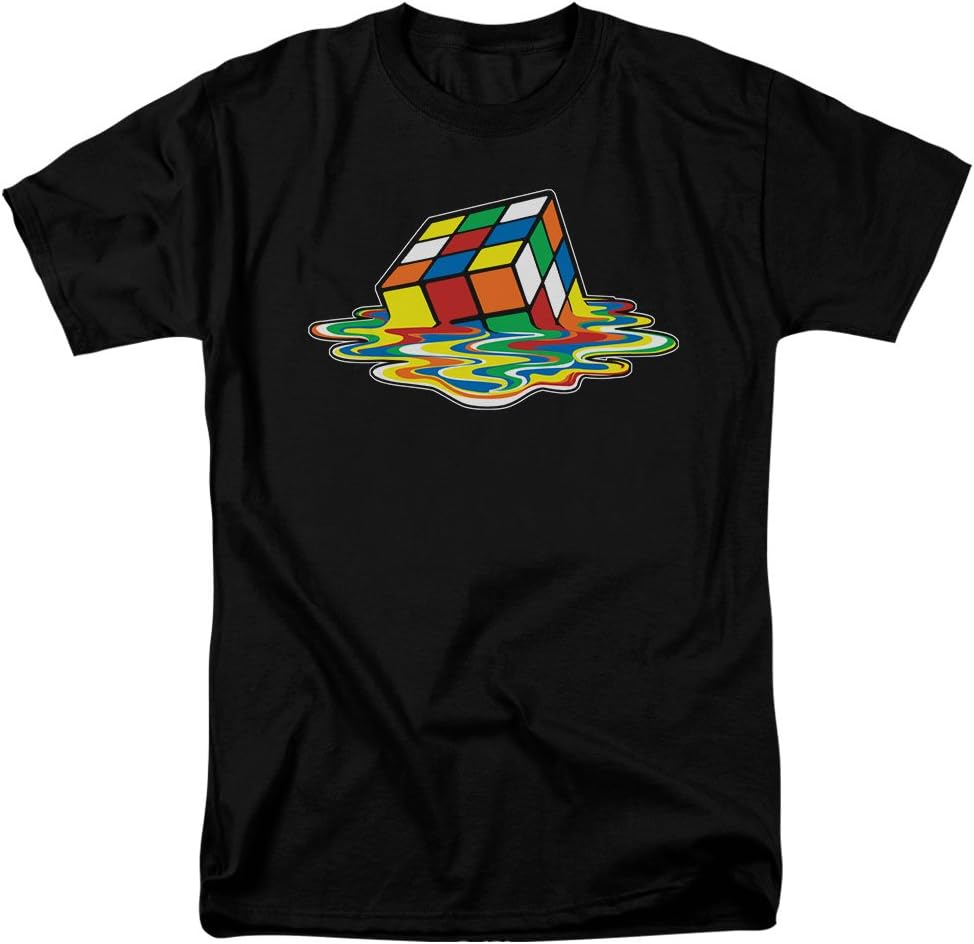 Popfunk Classic Melted Rubik's Cube T Shirt & Stickers