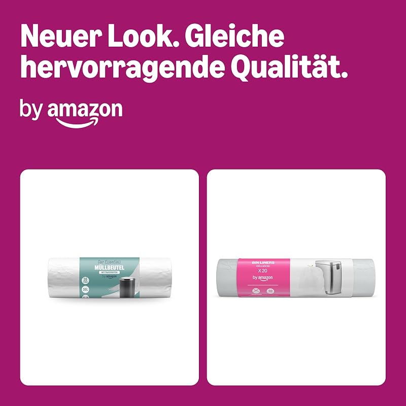 Müllbeutel 20 x 50 L (Früher Our Essentials) - Verpackung kann variieren