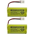 2-Pack Replacement Batteries For AT&T CL84202 Cordless Phones - 700mAh Ni-MH