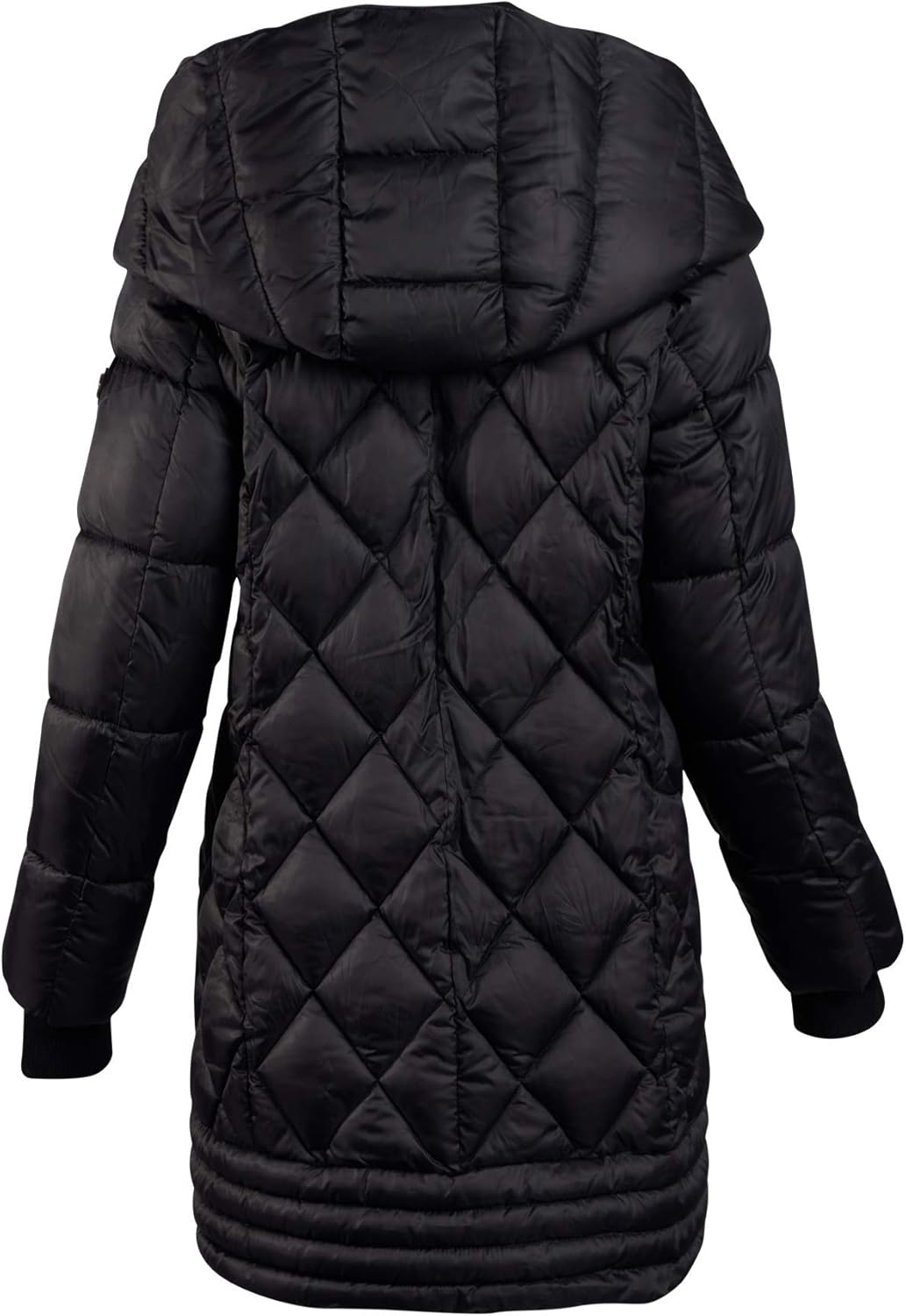 jessica long length jacket with shawl collar hood