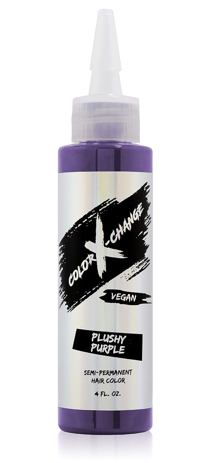 Color X-Change Semi-Permanent Hair Color, PLUSHY PURPLE