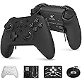 GuliKit KK3 MAX Controller (No Drift) for Switch/PC/Android/MacOS/IOS with 4 Back Buttons, Hall Joysticks and Triggers, Maglev/Rotor/HD Vibration,1000Hz Polling Rate, RGB lights