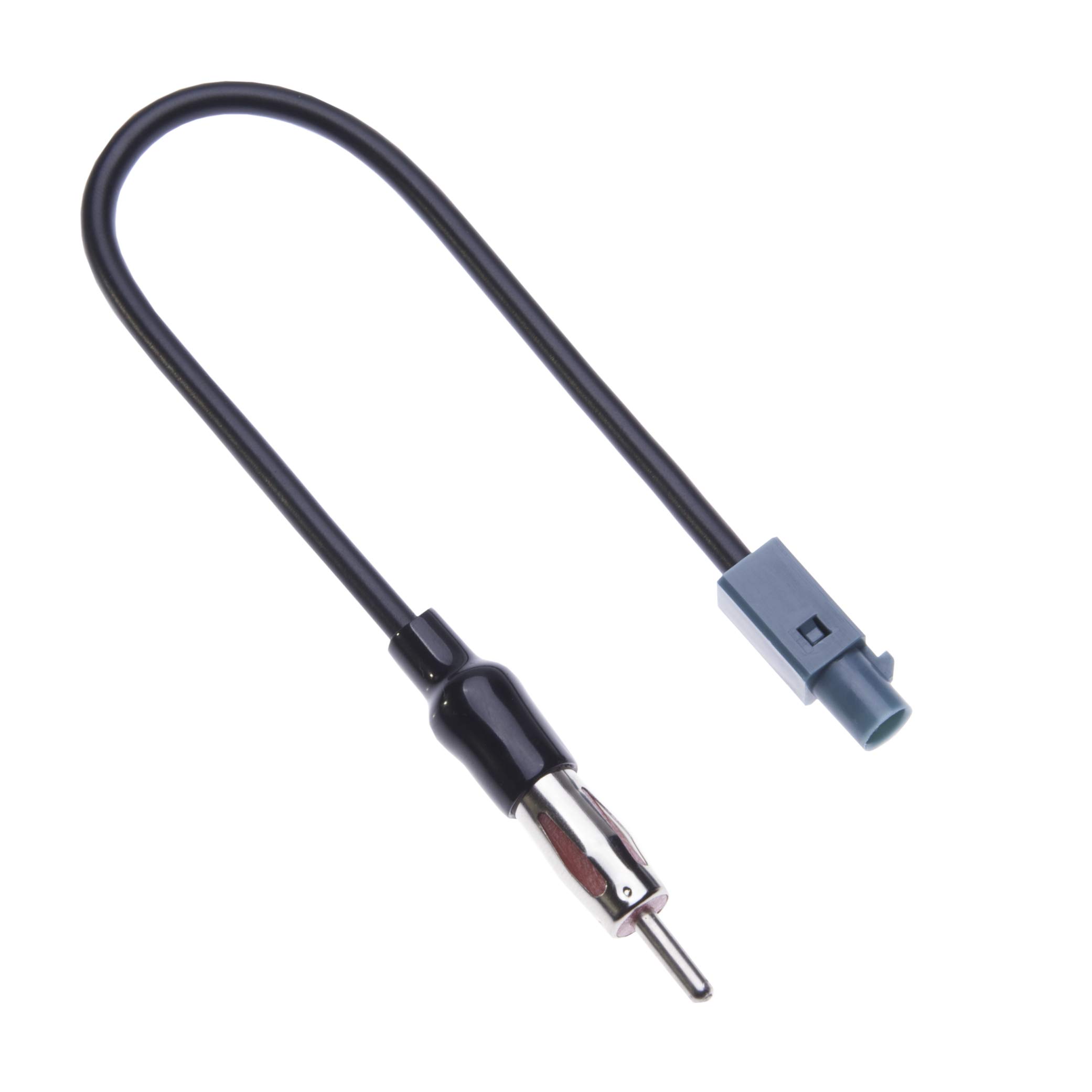 Car Radio Antenna Fakra Adapter by Keple | Vehicle Aerial Adaptor for select European Radios for BMW Series 1/2 / 5 / X3 / X5 / Z3 / Z4 up to 2000 Car Models | Motorola Type DIN Male to Fakra Plug