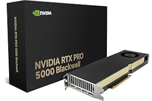 NVIDIA RTX PRO 5000 Blackwell Graphics Card - 48GB GDDR7 ECC Memory, PCIe 5.0 x16, 4X DisplayPort 2.1b, Dual Slot Full Height