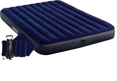 Intex Classic Downy 64765 Inflatable Mattress Twin Seat With 2 Pillows