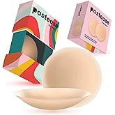 Nipple Covers - Nude Adhesive Silicone Nipple Pasties - Reusable & Hypoallergenic Seamless Cakes Breast Covers