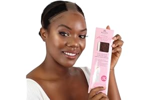 MILANO COLLECTION Wigrip, Premium Lace Wig Band for Women, Fully Adjustable & Reinforced Lace Wig Grip Band by Hairline, Comfortable and Secure Glueless Velvet Headband, Chocolate Brown