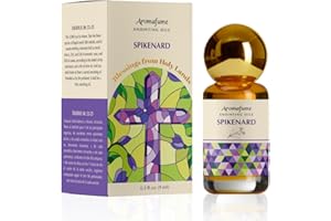 Spikenard Anointing Oil 9ml (0.3 fl oz.)| Blessings from the Holy Lands | Blessed Olive Oil with Biblical Spices from Jerusal