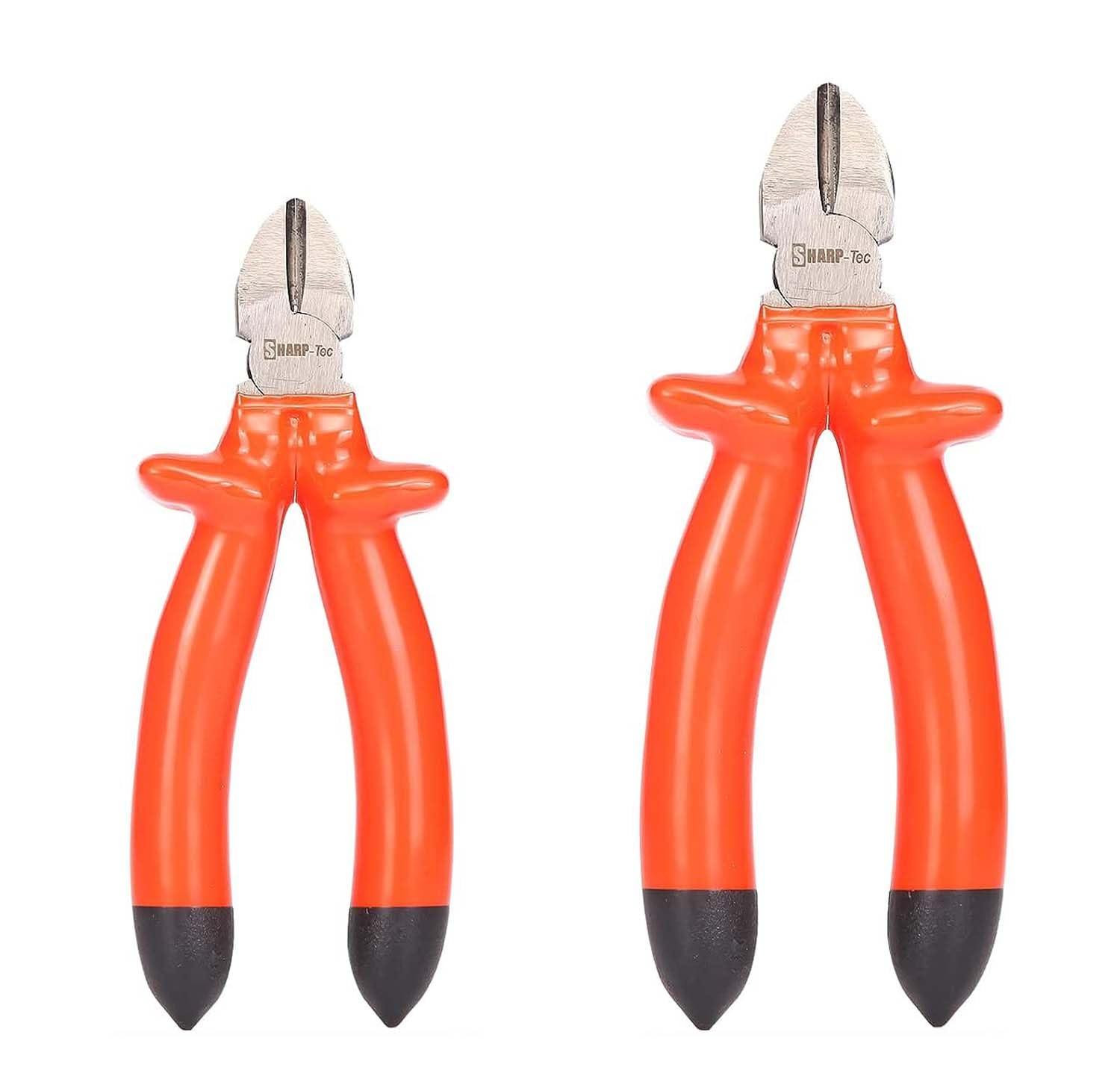 Sharp-tec 2Pcs 1000V Wire Cutters Set, 160mm&200mm Side Cutters Electrical with Anti-Slip Handle, Insulated Pliers Snips for Electricians, DIY, Household, Workshop — image 1