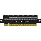 GLOTRENDS PA17 PCIe 5.0 X16 Riser Adapter Card, Straight | Low-Profile for 1U/2U Server Installation, no enhancement or conversion