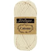 Scheepjes Catona 50g Cotton Yarn - 505 Linen Gray