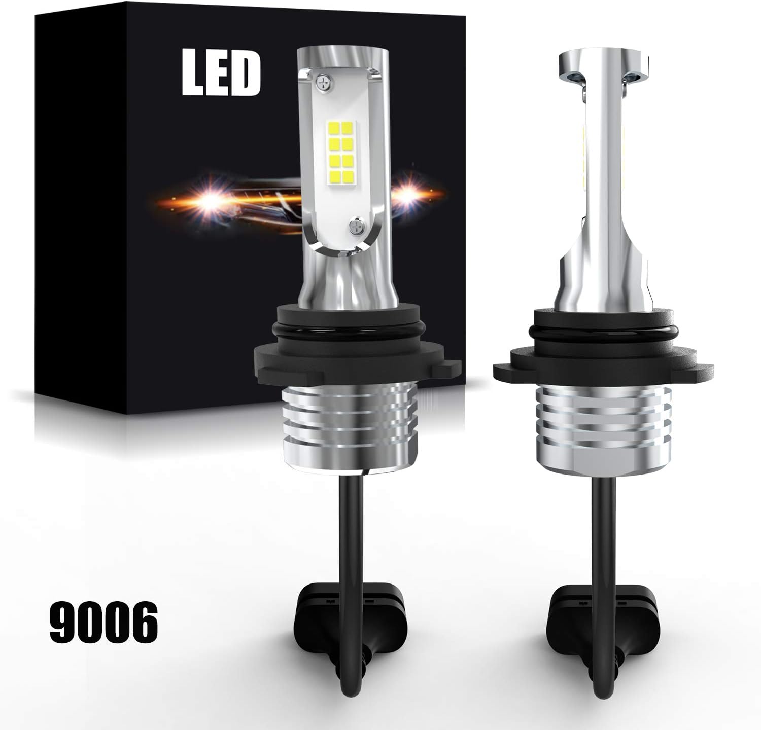 9006/HB4 LED Headlights Bulbs Conversion Kit TURBO SII CSP Chips Super