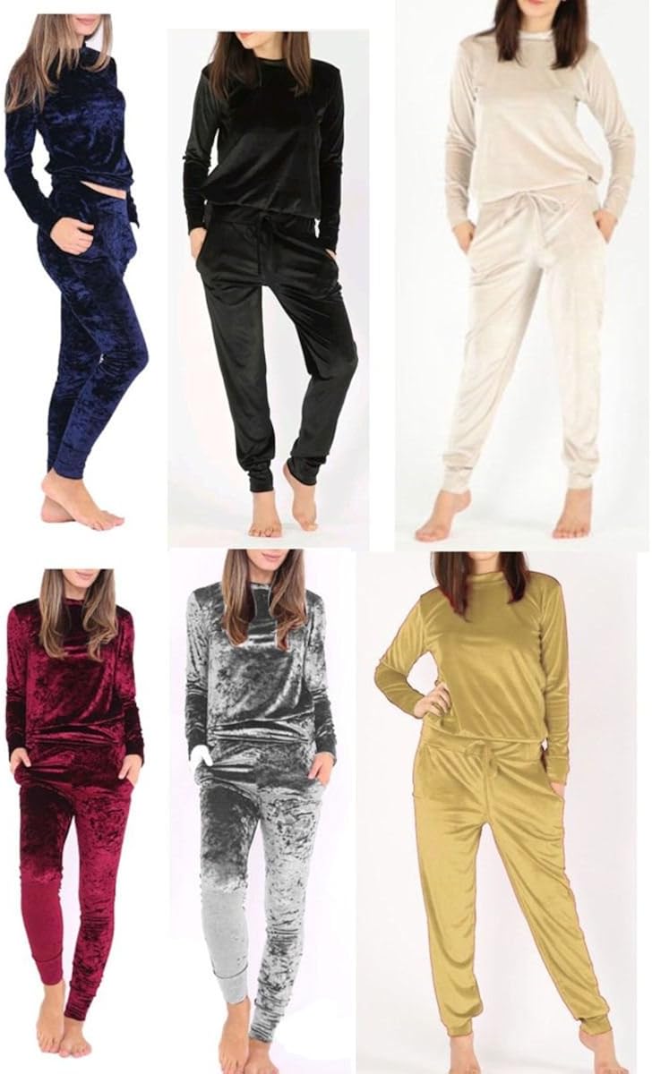 plus size crushed velvet tracksuit