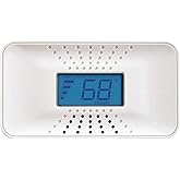 First Alert CO710A 10-Year Carbon Monoxide Alarm with Temperature & Digital Display