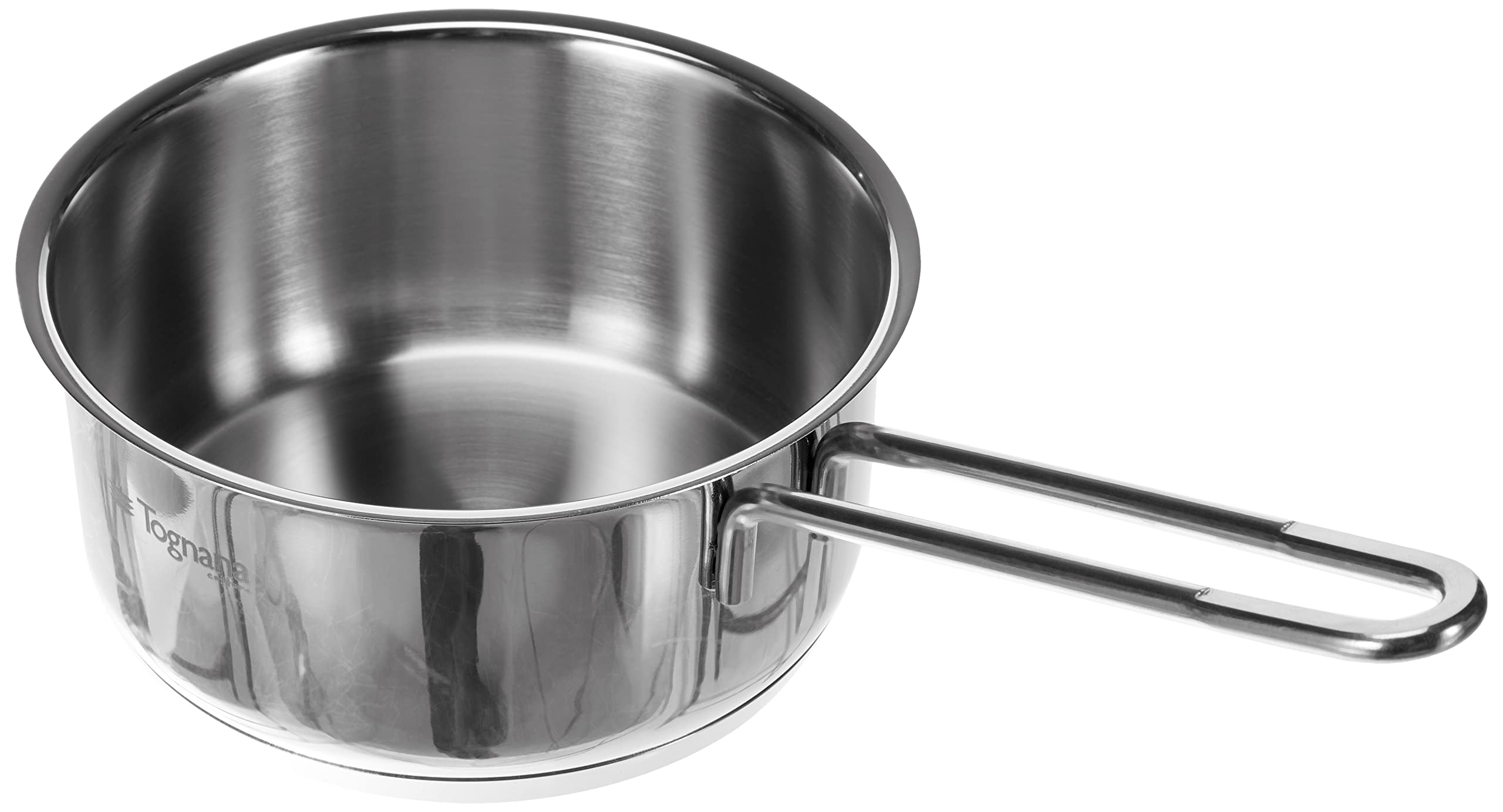 Tognana Vanitosa Saucepan 16 cm with 1 Handle, Stainless Steel, Silver