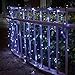 LETTON Solar String Lights Waterproof Outdoor 200 LED 72FT 8-in-1 Mode for Home Christmas-White