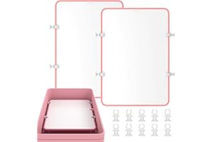 Raymall 2pcs Divider Tray for Bogg Bag, Inserts Dividers for X Large Bogg Bag Accessories Inserts, Large Simply Southern Tote Bag Divider Tray Compatible with Original Bogg Bag Divider (Pink+White)