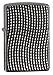 Zippo Armor Brite Cut High Polish Black Ice Squares Pocket Lighter