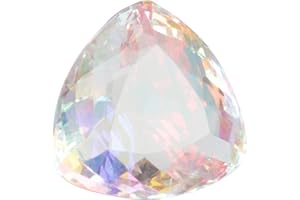 GEMHUB Gemstones For Jewelry Making 57.00 Carats White Mystic Topaz Crystals Trillion Shaped Stones Loose Gemstone