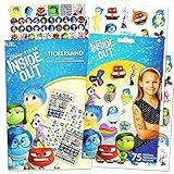 Inside Out Tattoos and Stickers Party Favor Pack (75 Temporary Tattoos and Over 295 Stickers)
