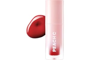 Peach C Jelly Beam Tint - Long Lasting Korean Lip Tint Stain Plumping Jelly Lip Gloss - Lightweight, Moisturizing & Buildable Lip Makeup Jelly Tint Blush with Vitamin E (To Love, 0.07 oz)