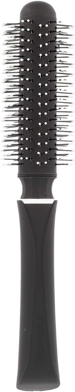 Glamour Studio Round Brush Anti-Bacterial Tips (Assorted Colours), Black, Pack of 1 - Image 4