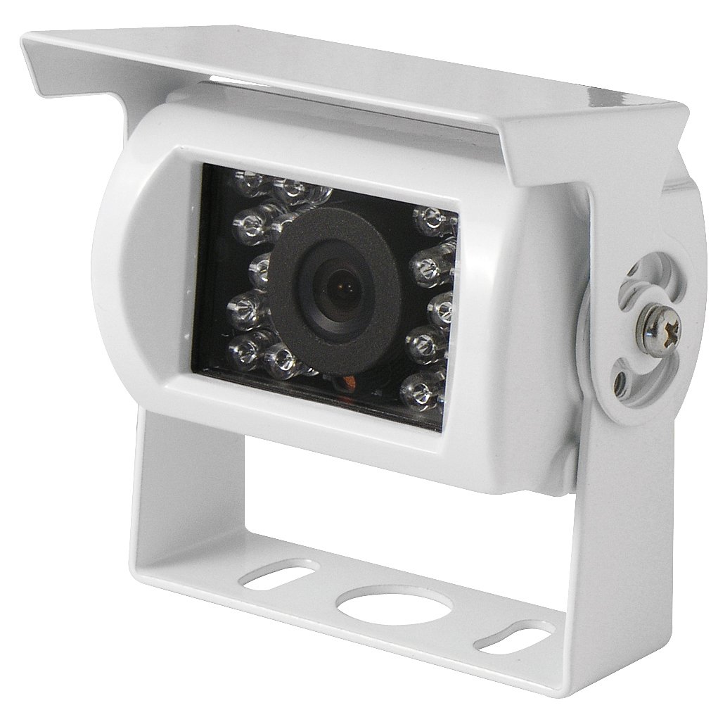 Phonocar vm269 Rear View Camera with Infra-red Sensor Light for Caravan White