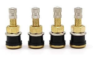 ACCRETION TR501 Straight Brass Clamp in Tubeless 1.5 inch Truck or Bus Valve Stems …