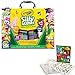 Scented Mini Inspirational Art Case Set, 16 Mini Twistables Crayons, 8 Slim and 8 Broad Line Washable Scented Markers, 20 Coloring Pages, Animal Coloring Book 96 Pages and 75 Stickers