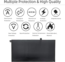 YXKC JK6Y6 Laptop Battery Replacement for Dell