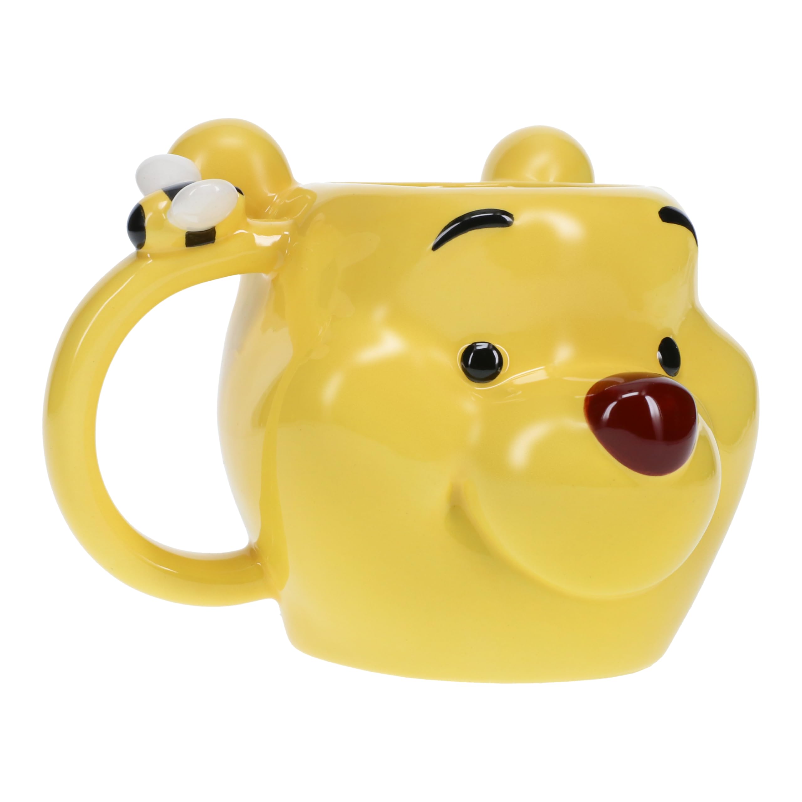 Paladone Winnie The Pooh Mug - Officially Licensed Disney Classic Tea Cup of Pooh Bear & Honey Bee, Great for Tea or Coffee, Disney Kitchen Ceramic, 350ml (11 Fl Oz)