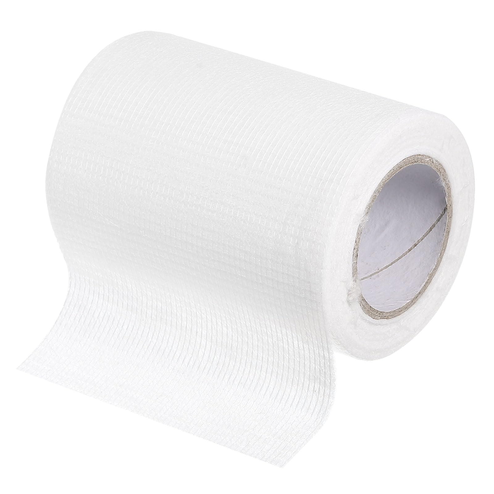 PATIKIL 4inch x 33ft Fiberglass Cloth Tape, 1pcs Polyester Fiberglass Mesh Tape Drywall Tape Polyester Fiber Tape Waterproof White 2.3oz(65g) 0.2MM for Roof Shower Walls Tiles Boat
